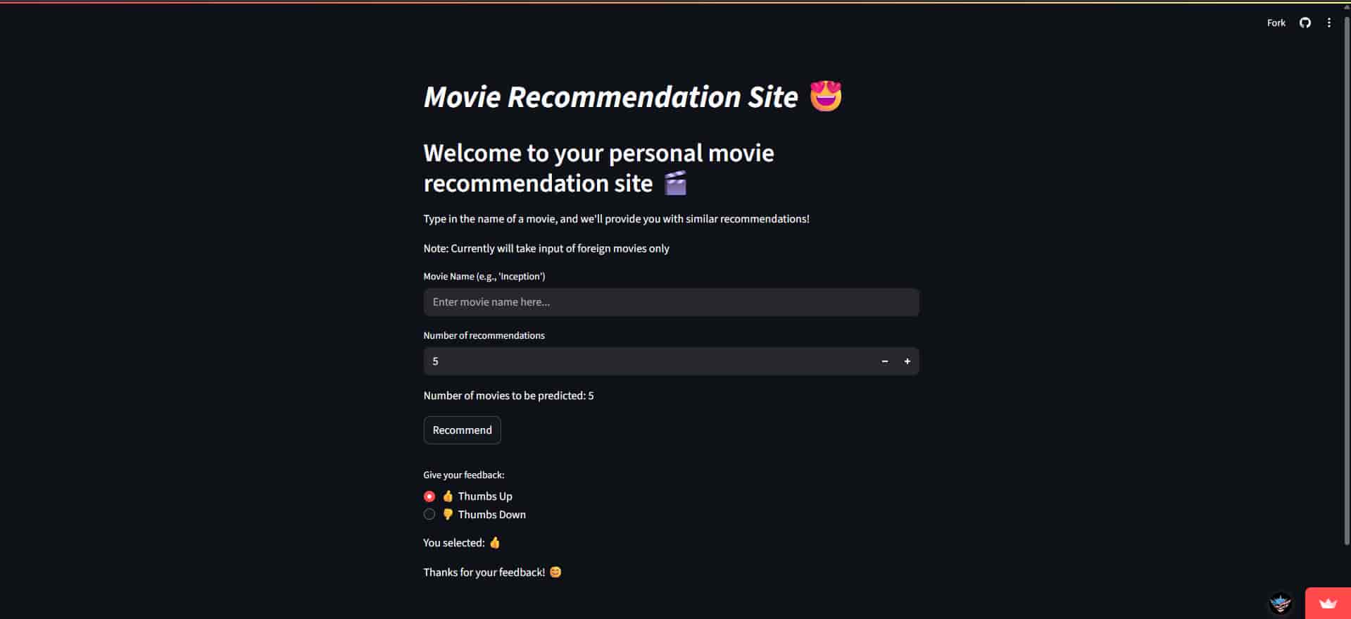 Movie Recommendation System